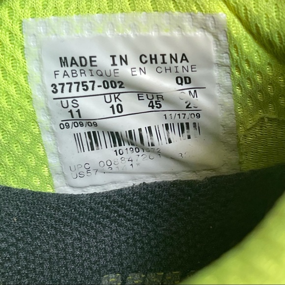 VINTAGE NIKE ACG AIR WILDWOOD GRAY/BLACK/VOLT-GREEN MENS SIZE 11 (377757-002) - Picture 7 of 7